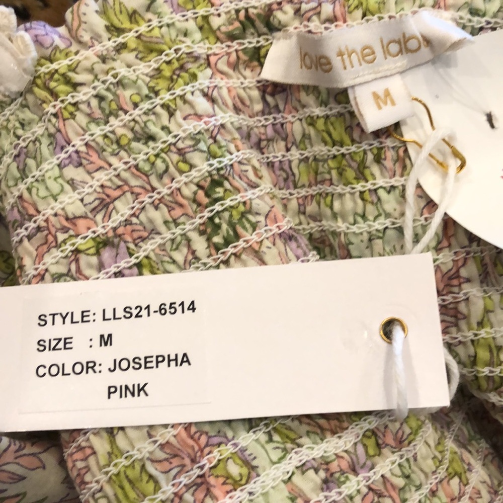 ANTHRO LOVE THE LABEL Josepha Babydoll dress M - Picture 4 of 17